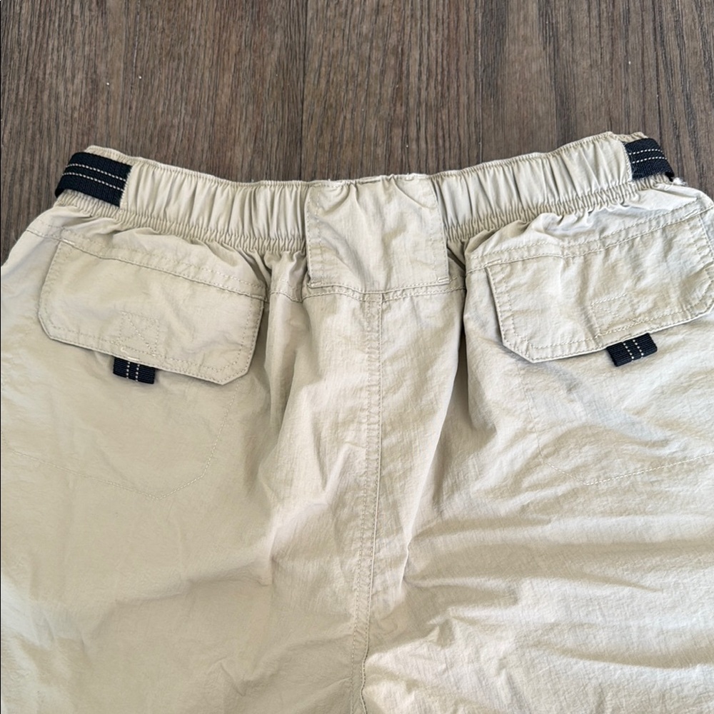 Tan Cargo Shorts with Adjustable Waistband - Picture 6 of 13
